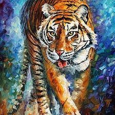 Схема вышивки «Тигр»