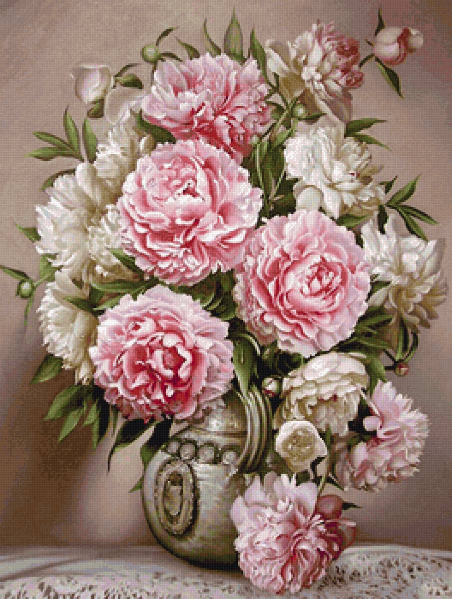 Пионы маме - предпросмотр