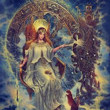 Схема вышивки «Дева»