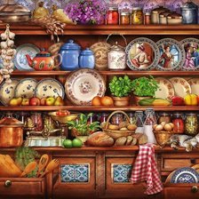 Схема вышивки «Буфет»