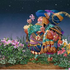 Схема вышивки «ДЖЕЙМС КРИСТЕНСЕН. РАССМОТРИМ ЛИЛИИ»