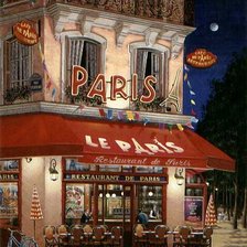 Схема вышивки «ДЖОН-ПАТРИК О'БРАЙЕН. РЕСТОРАН ПАРИЖ»