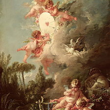 Схема вышивки «ФРАНСУА БУШЕ. ЦЕЛЬ КУПИДОНА»