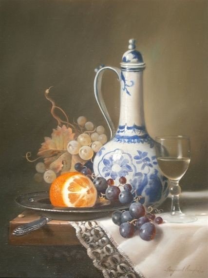Натюрморт. Кувшин - фрукты, кувшин, натюрморт, кухня - оригинал