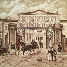Схема вышивки «Старый Петербуг»