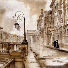 Схема вышивки «Питер»