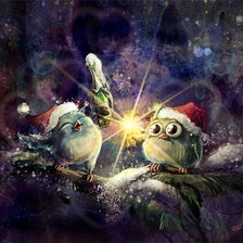 Схема вышивки «Зима»