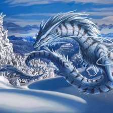 Схема вышивки «Дракон»