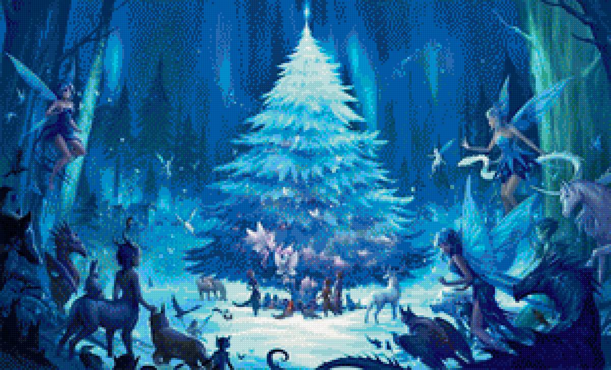 Новый год - люди, фэнтози - предпросмотр