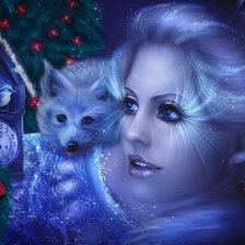 Схема вышивки «Зима»