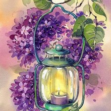 Схема вышивки «фонарик»