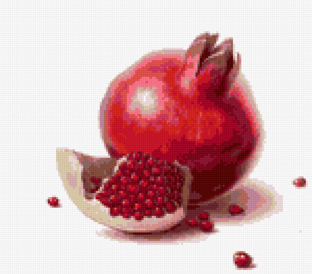 Гранат с зернышками 150 - зернышки, гранат, долька - предпросмотр