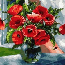 Схема вышивки «letnie maki»