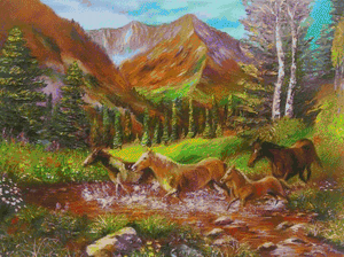 Wild Horses - horses - предпросмотр