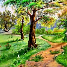 Схема вышивки «Природа»