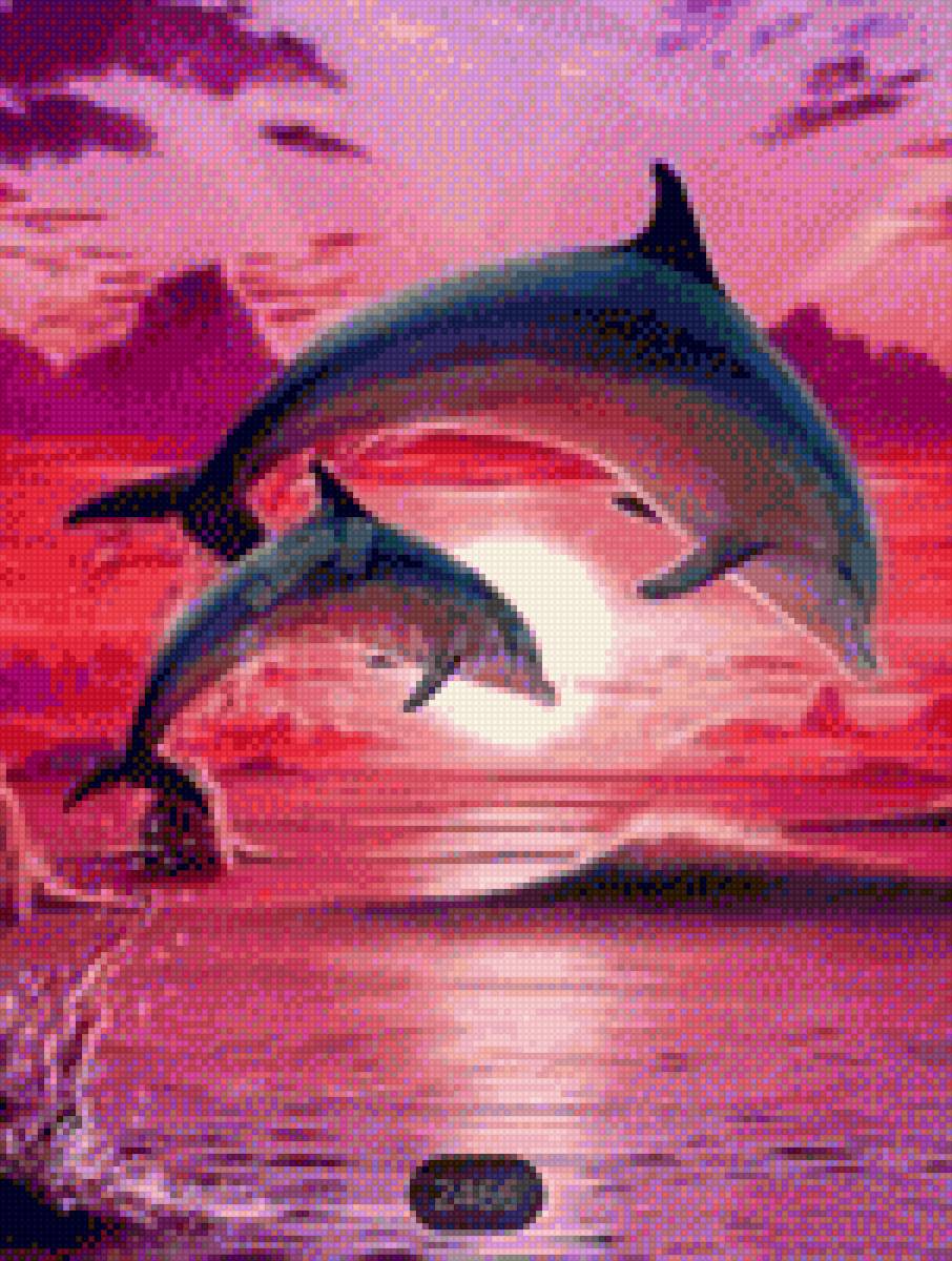 Delfines - mariposas - предпросмотр