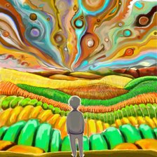 Схема вышивки «акварель»