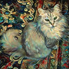 Схема вышивки «Gato.»