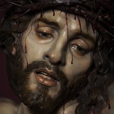 Схема вышивки «ХОСЕ МАРИЯ РУИС МОНТЕС. ИИСУС В ТЕРНОВОМ ВЕНЦЕ.»