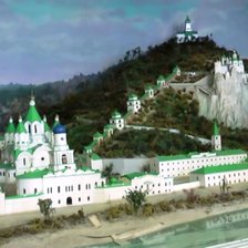 Схема вышивки «Святогорский монастырь»