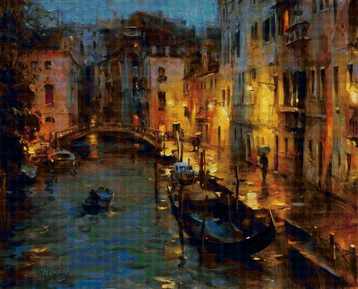 городской пейзаж дм. даниш - городской пейзаж, картина - предпросмотр