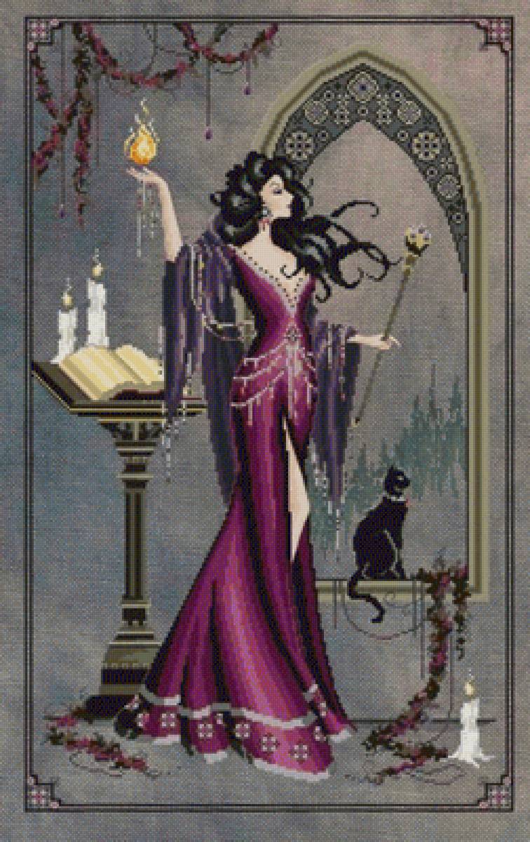 bruja lila - paisaje - предпросмотр