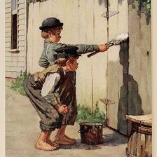 Схема вышивки «Том Сойер»