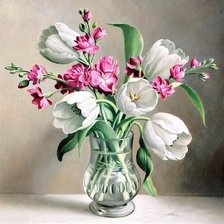 Схема вышивки «Tulips»