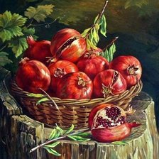 Схема вышивки «Гранаты»