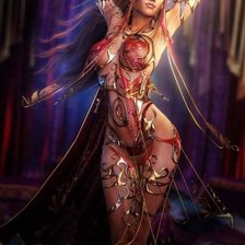 Схема вышивки «Дева»