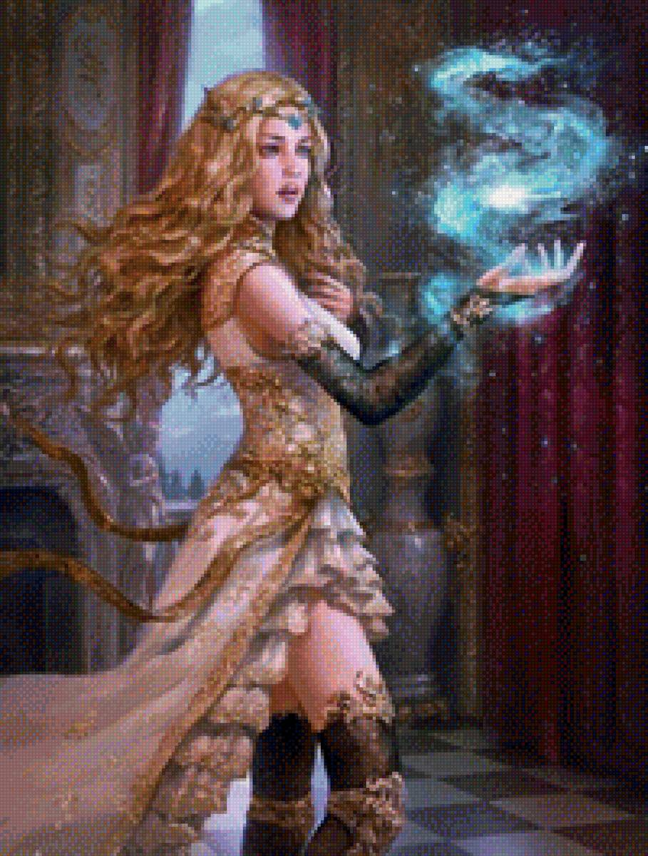 Дева - фэнтози, люди - предпросмотр