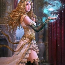 Схема вышивки «Дева»