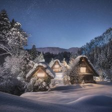 Схема вышивки «Зима»