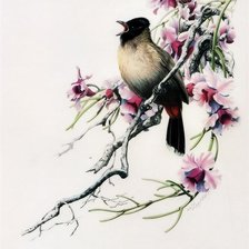 Схема вышивки «Птички»