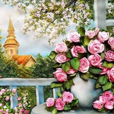 Схема вышивки «paisaje hermoso»