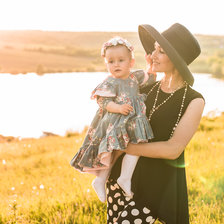 Схема вышивки «Мама дочь»