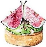 Схема вышивки «Фиговый тарт»