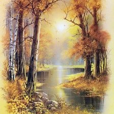 Схема вышивки «Осенняя пора»