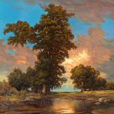 Схема вышивки «После грозы»