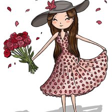 Схема вышивки «Дева»