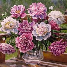 Схема вышивки «Цветы»