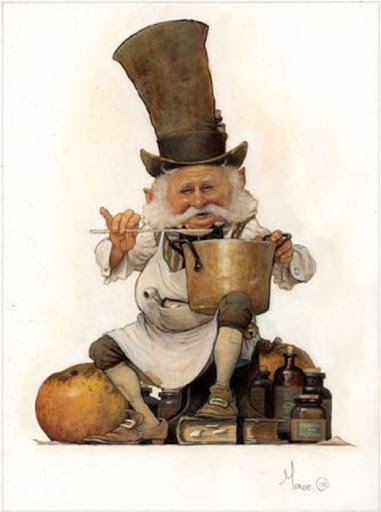 доктор-гном - фентези, гномы, худ. монж - оригинал