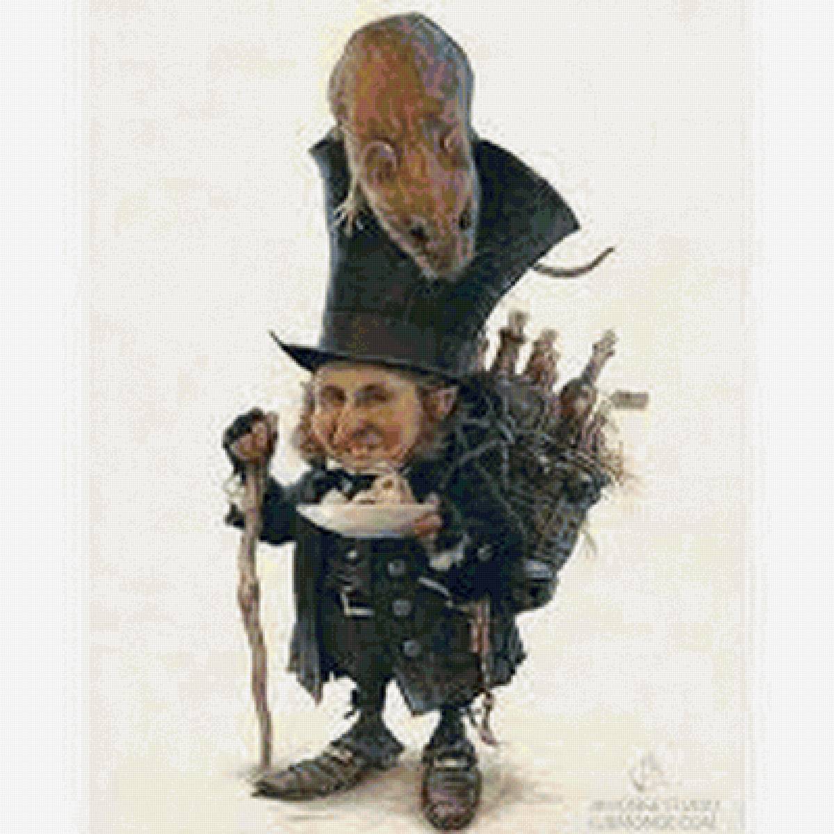 бутылочник - фентези, гномы, худ. жан батист монж - предпросмотр