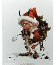 Схема вышивки «санта»