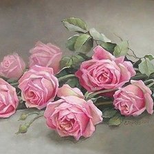 Схема вышивки «Розы»