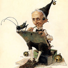 Схема вышивки «художник»