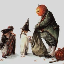 Схема вышивки «хэллоуин»