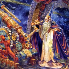 Схема вышивки «волшебник»