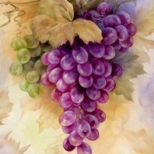 Схема вышивки «Виноград»