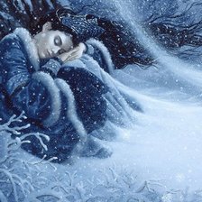 Схема вышивки «Сон Зимы»